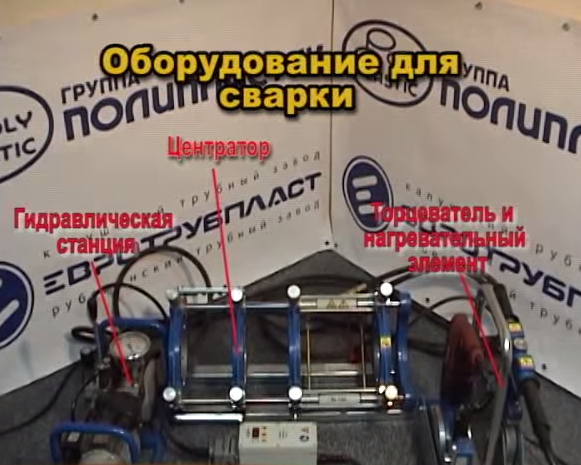 Оборудование для стыковой сварки полиэтиленовых труб Оборудование для стыковой сварки полиэтиленовых труб