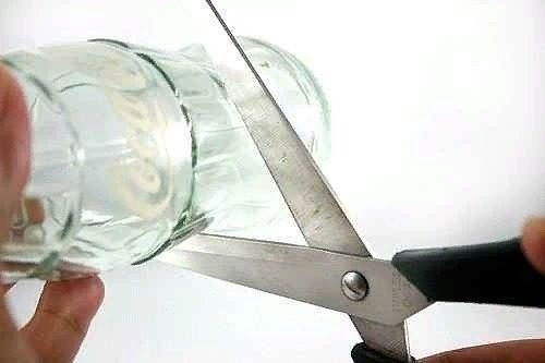 Заточка стеклянной банкой